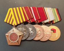 6er alte DDR Ordensspange von