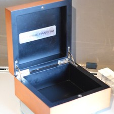 Original Officine Panerai Wood Watch Box Case Uhrenbox Etui Aufbewahrung Holz