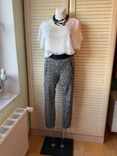 Tolle Hose von CAMBIO Modell Ranee schwarz Zebraprint Gr. 36