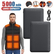 USB PowerBank Akku Ladegerät für Heizweste Wärmeweste Beheizbare Weste Jacke 5V