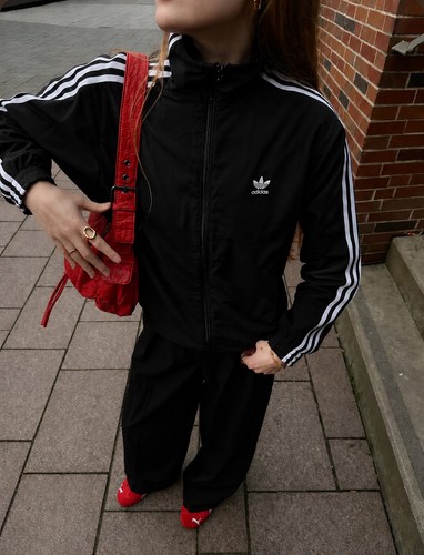 Adidas firebird jacke - adidas, schwarz