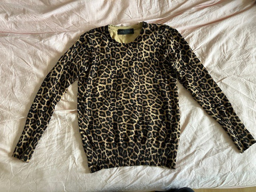 Zara pullover tiger leopard - zara, m