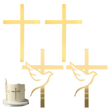 4 Stück Tortendeko Kommunion