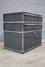 USM Haller Standcontainer Anthrazit-grau Sideboard Container Regal Druckerport