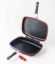 Doppelpfanne Aluguß 32cm
