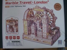 ROKR Marble Travel · London 3D Holz Puzzle Marmor Run Modell Kit Puzzle Geschenk