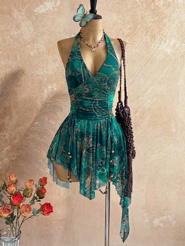 Sexy minikleid mit - mit, tiefem