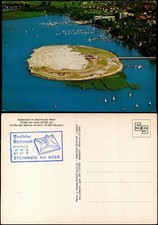 Ansichtskarte Wunstorf Luftbild Badeinsel im Steinhuder Meer 1975