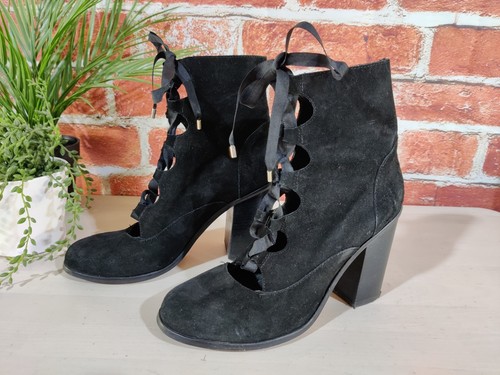 Topshop schwarze stiefeletten - topshop,