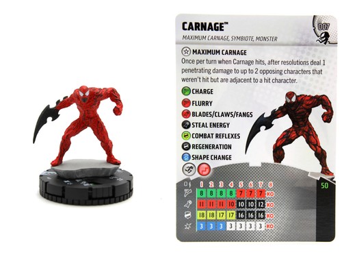 Heroclix 007 carnage - -,