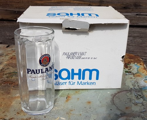 Paulaner bierglas mit - x,