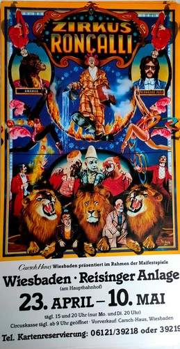 Plakat circus roncalli jörg - plakat,