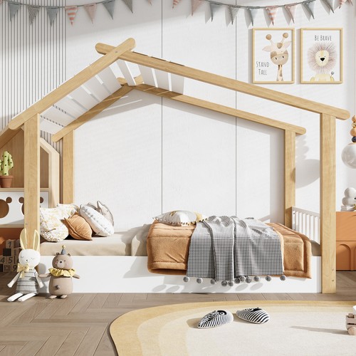 Hausbett 90x200cm kinderbett - hausbett,