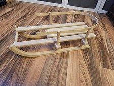 Puppen schlitten holz deko - holz,