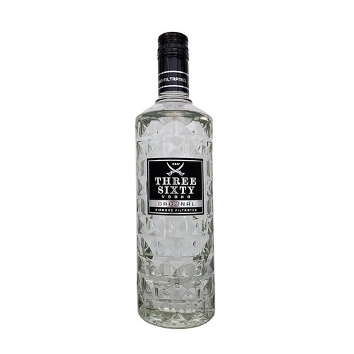 Three sixty original vodka - three,