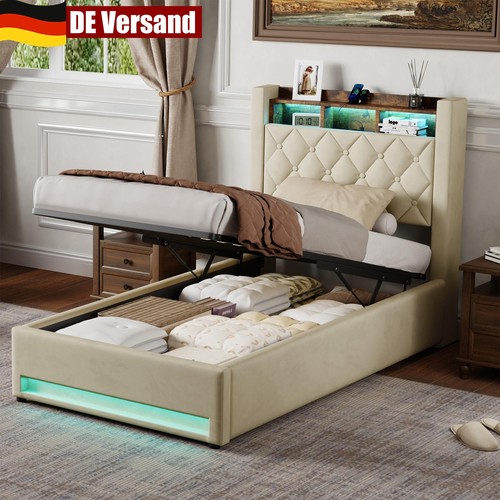 Polsterbett 90x200 doppelbett - polsterbett,