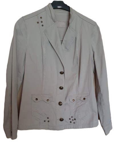 Blazer kurz jacke beige mit - kurz,,