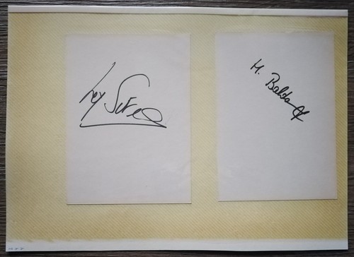 Autogramme unbekannt sport - autogramme,