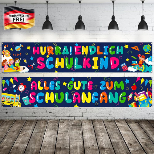 Schulanfang dekobanner - schulanfang,