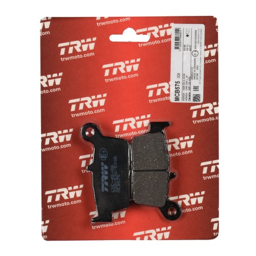 Trw bremsbelag organisch - bremsbelag,