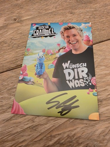 Sascha grammel signed - grammel,
