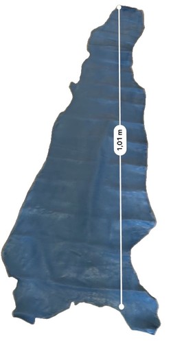 Lederhaut blau echtleder - lederhaut,