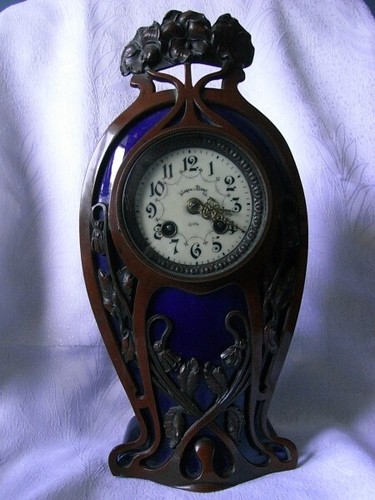 Jugendstil kaminuhr - jugendstil,