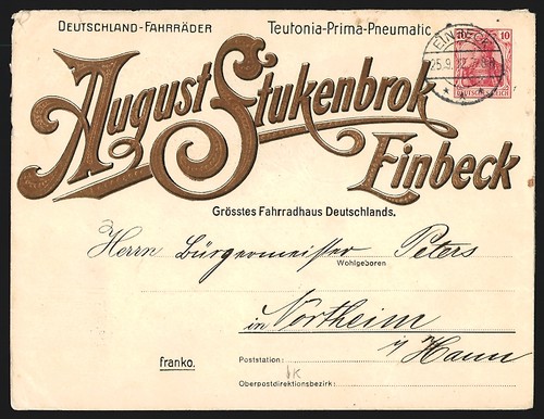 Dekorativer brief einbeck - brief,