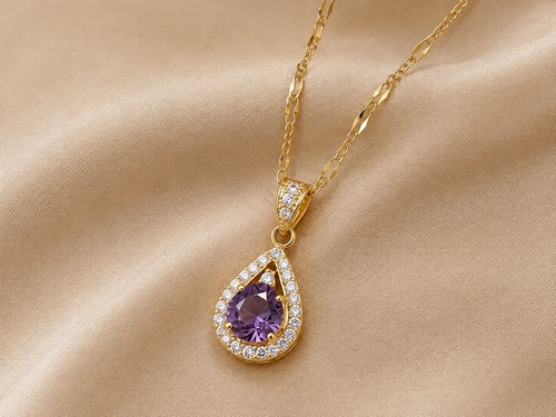 Damen halskette goldfarben - damen,
