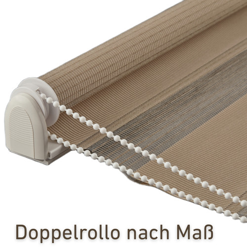 Doppelrollo nach maß klemmfix - nach,