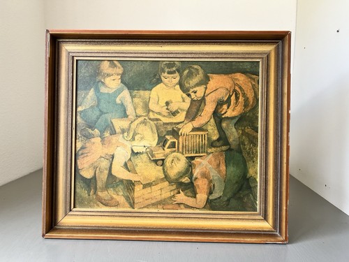 Alter ddr kunstdruck erika - ddr,