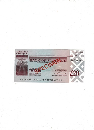 Bank scotland 20 exemplar - £20,