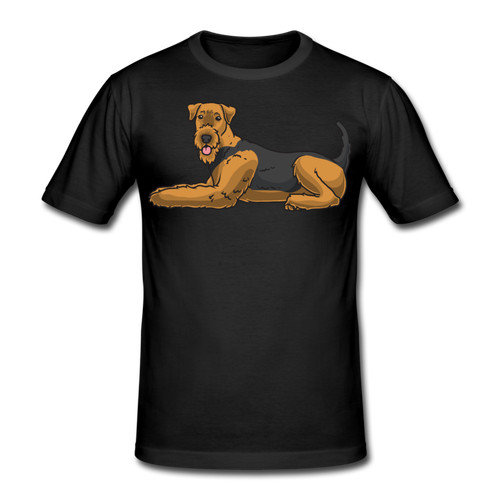 Airedale terrier shirt - t-shirt, hund