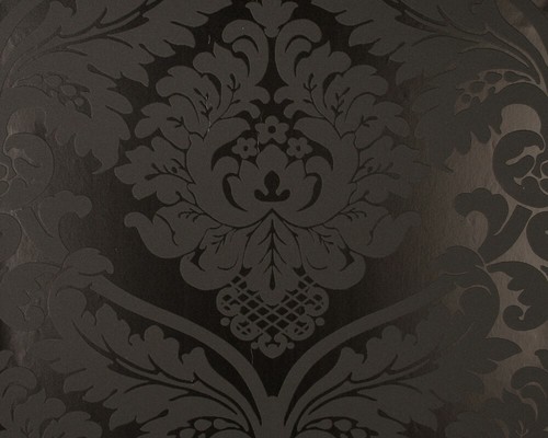 Retro barock tapete black - retro,