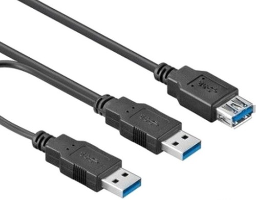 Dual power strom kabel - strom, usb