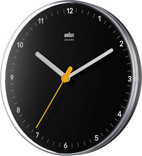 Braun design funkwanduhr - design, bc26b