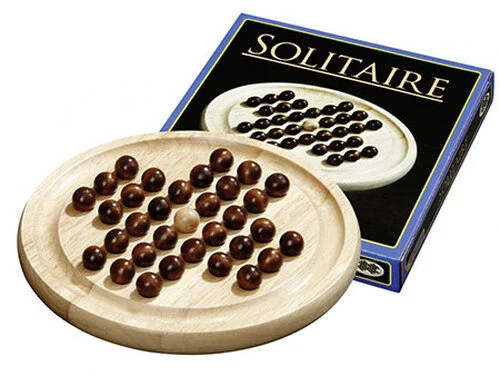 Spiel solitaire edles - -, holz