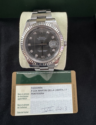 Rolex datejust edelstahl grau - edelstahl,