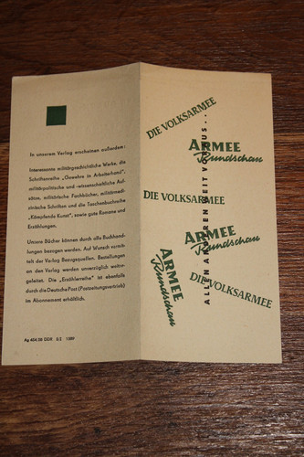 Lesezeichen ddr armee - ddr,