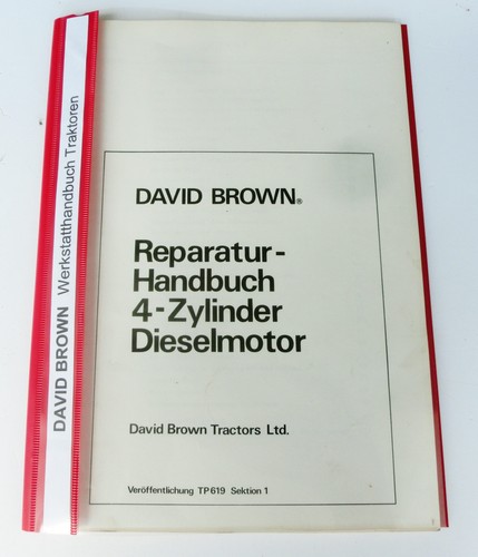 David brown werkstatthandbuch - david,