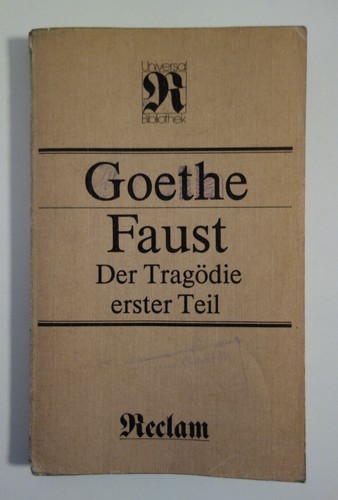 Faust der tragödie erster - tragödie,