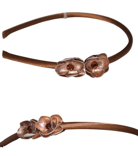 Solida haarreif braunes satin - solida,