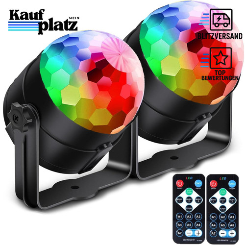 Discokugel partylicht 2er pack - discokugel, 2er-pack