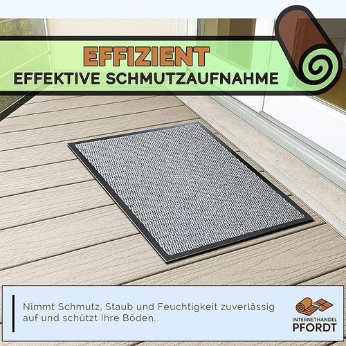 Schmutzfangmatte mit gummirand - mit,