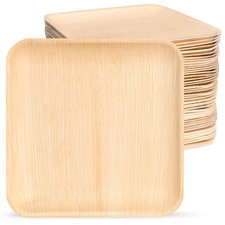 Palmblatt teller quadratisch - teller,