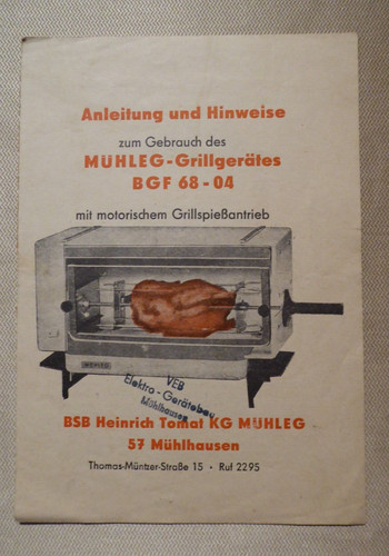 Bedienungsanleitung mühleg - mÜhleg,