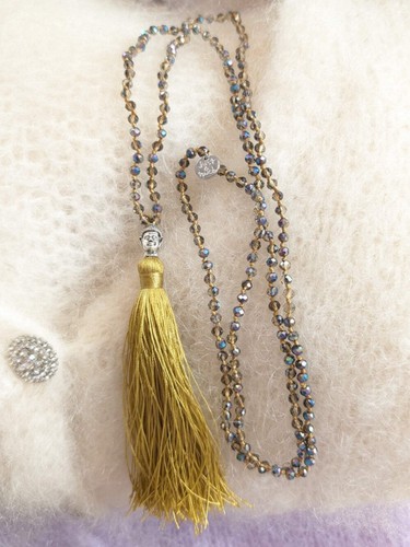 Kette boho edelstahl mit - kette,