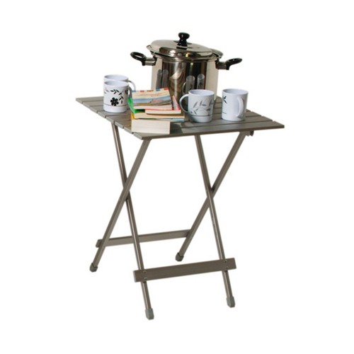 Aluminium klapptisch single - aluminium,