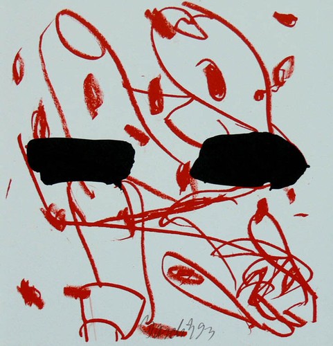 Georg baselitz handsignierte - baselitz,