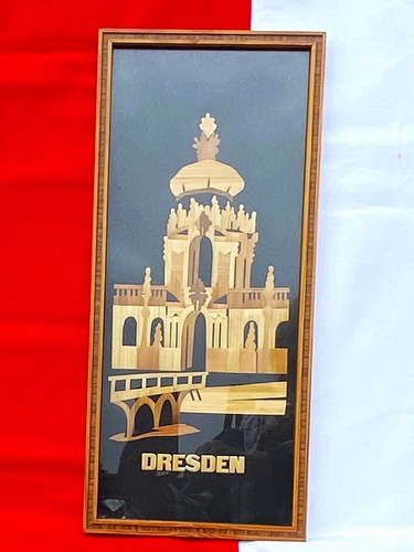Ddr kunstgewerbe strohbild - ddr,